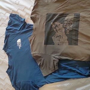 SET- Two North Face Men's Tees, Size Small